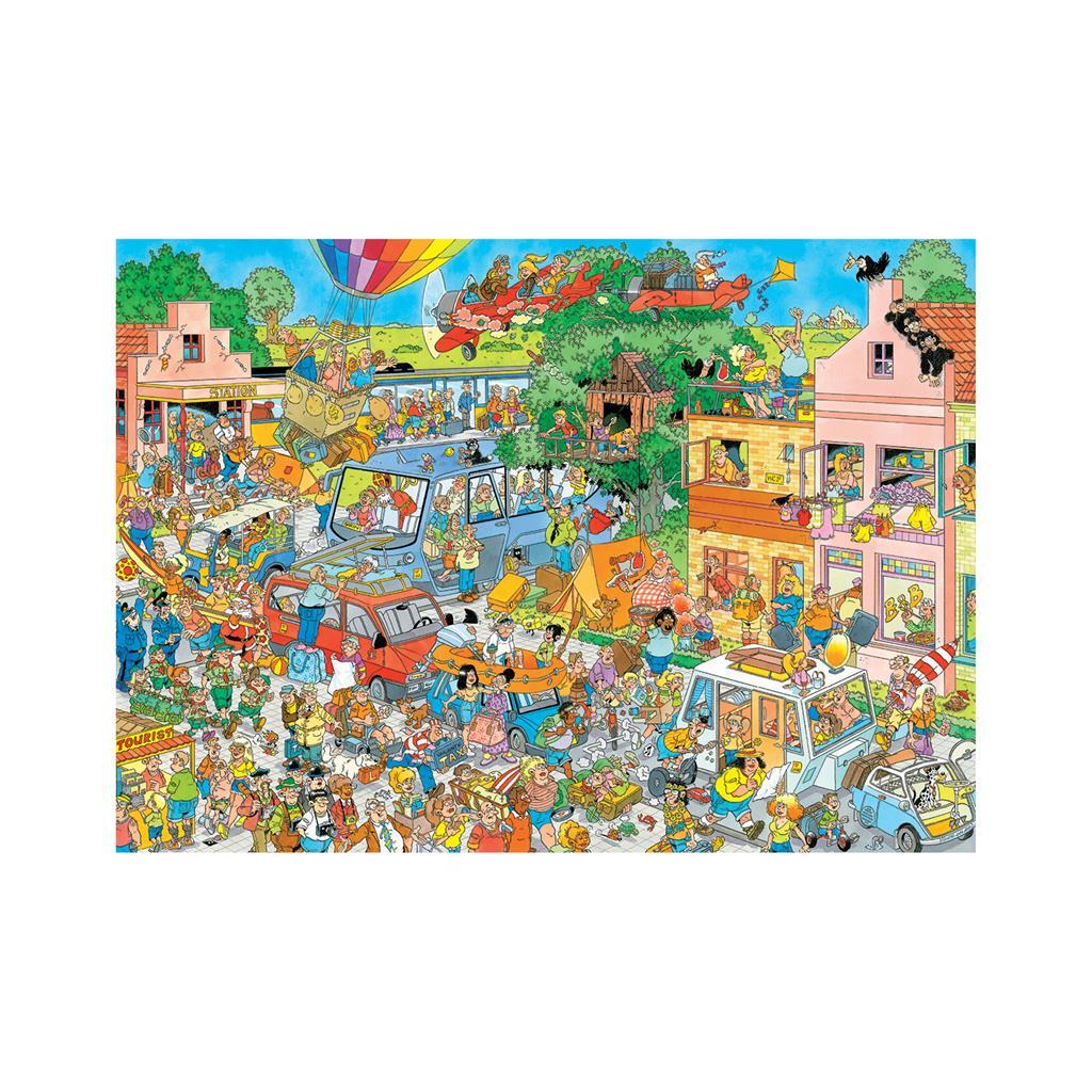 Jumbo Jan Van Haasteren Puzzels De Muziekwinkel + Vakantiekriebels 2X1000 Stukjes