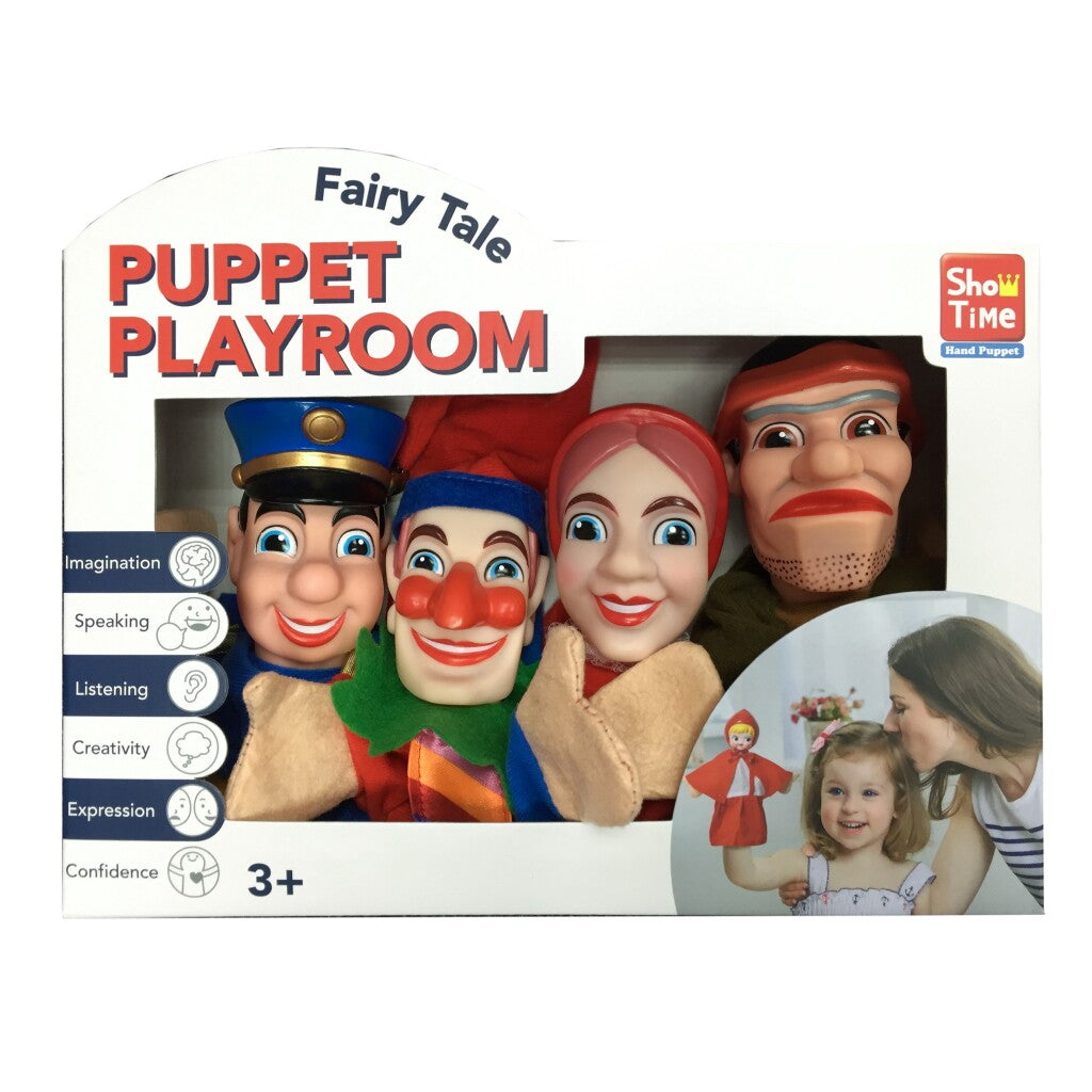 Basic Poppenkastpoppen 4 Stuks