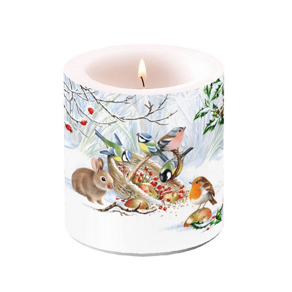 Ambiente Winter Treat Stompkaars 35 Branduren 7.5X8 Cm