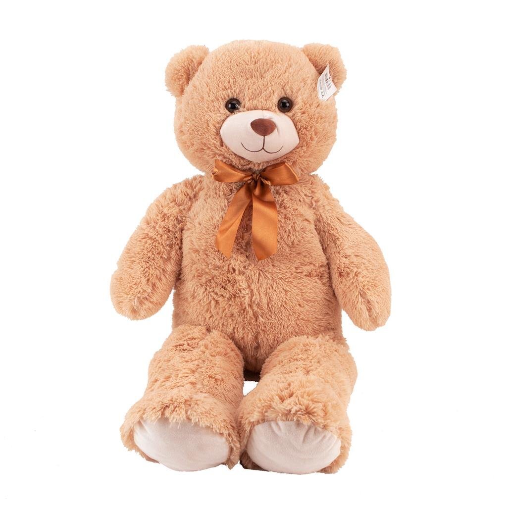 Basic Knuffelbeer Met Strik 100 Cm