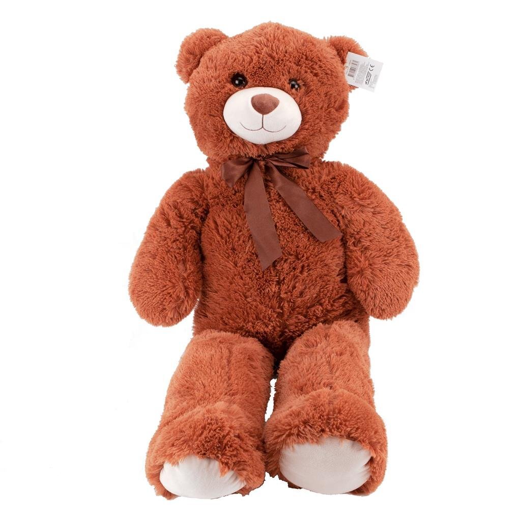 Basic Knuffelbeer Met Strik 100 Cm