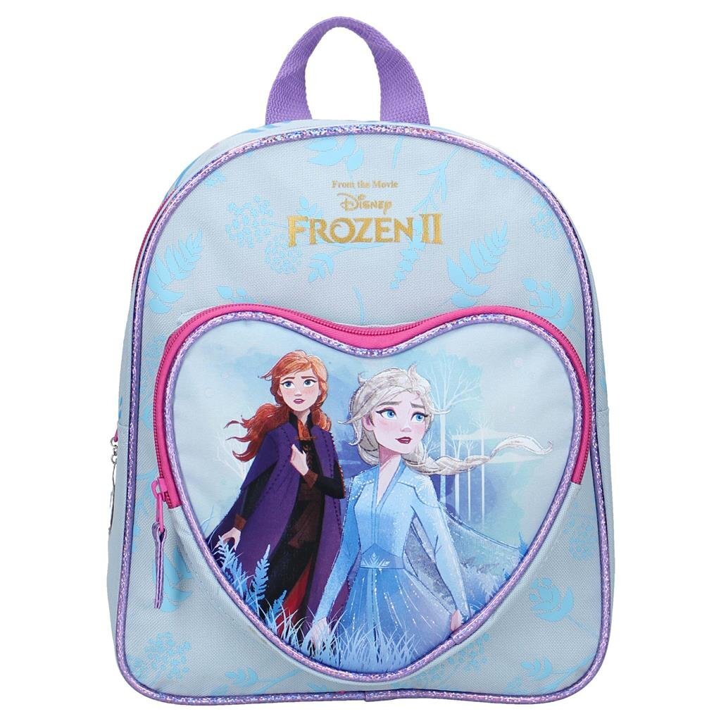 Disney Frozen 2 Rugzak Met Voorvak Blauw/Roze/Paars