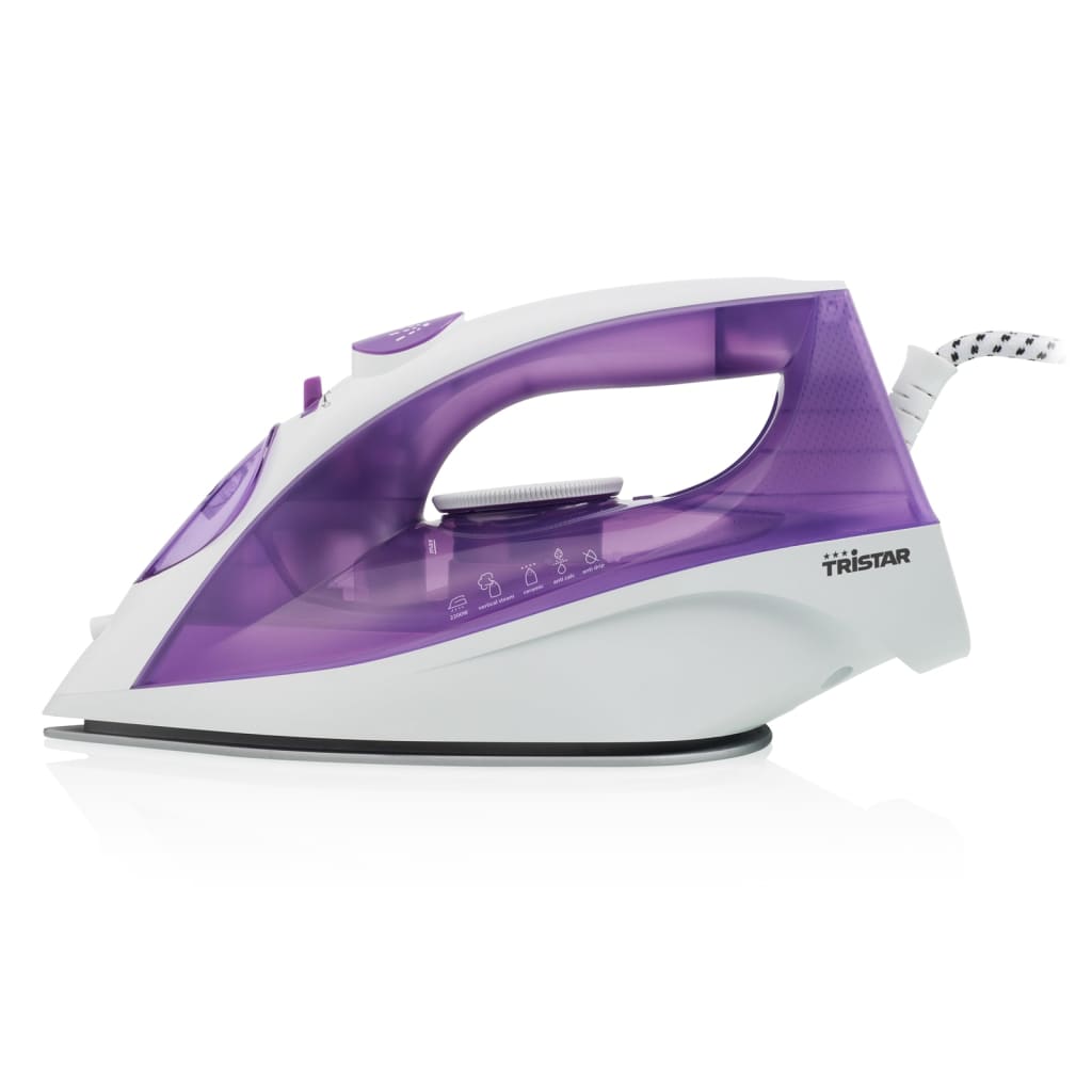 Tristar Stoomstrijkijzer St-8350 2200 W Wit En Paars
