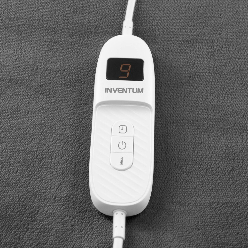 Inventum Hb180G Elektrische Bovendeken/Omslagdeken 180X130 Cm Grijs