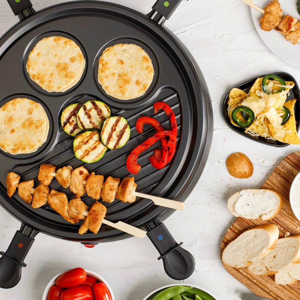 Tristar Gourmetstel 6-Persoons 800 W 29 Cm Zwart