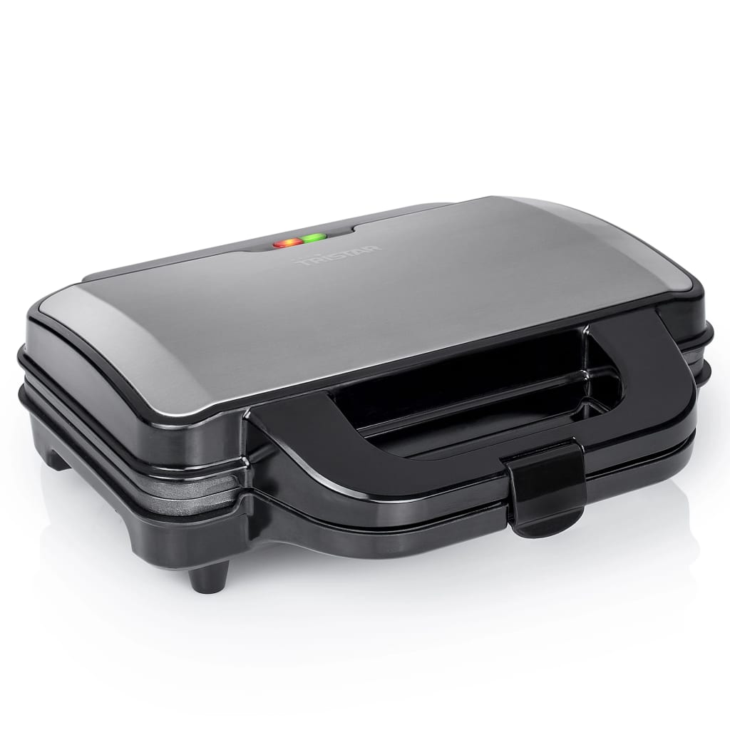 Tristar Tosti-Ijzer Sa-3060 900 W Zwart En Zilverkleurig