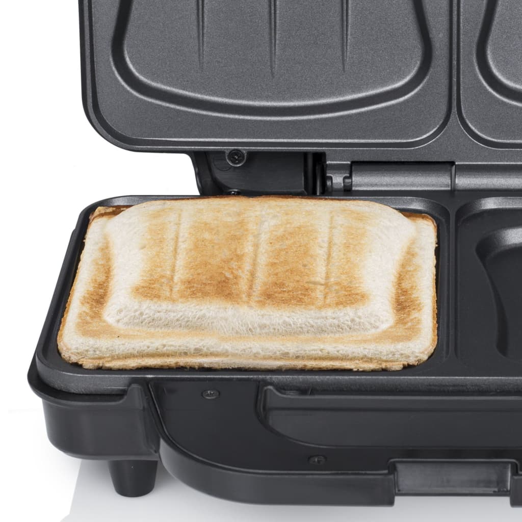 Tristar Tosti-Ijzer Sa-3060 900 W Zwart En Zilverkleurig