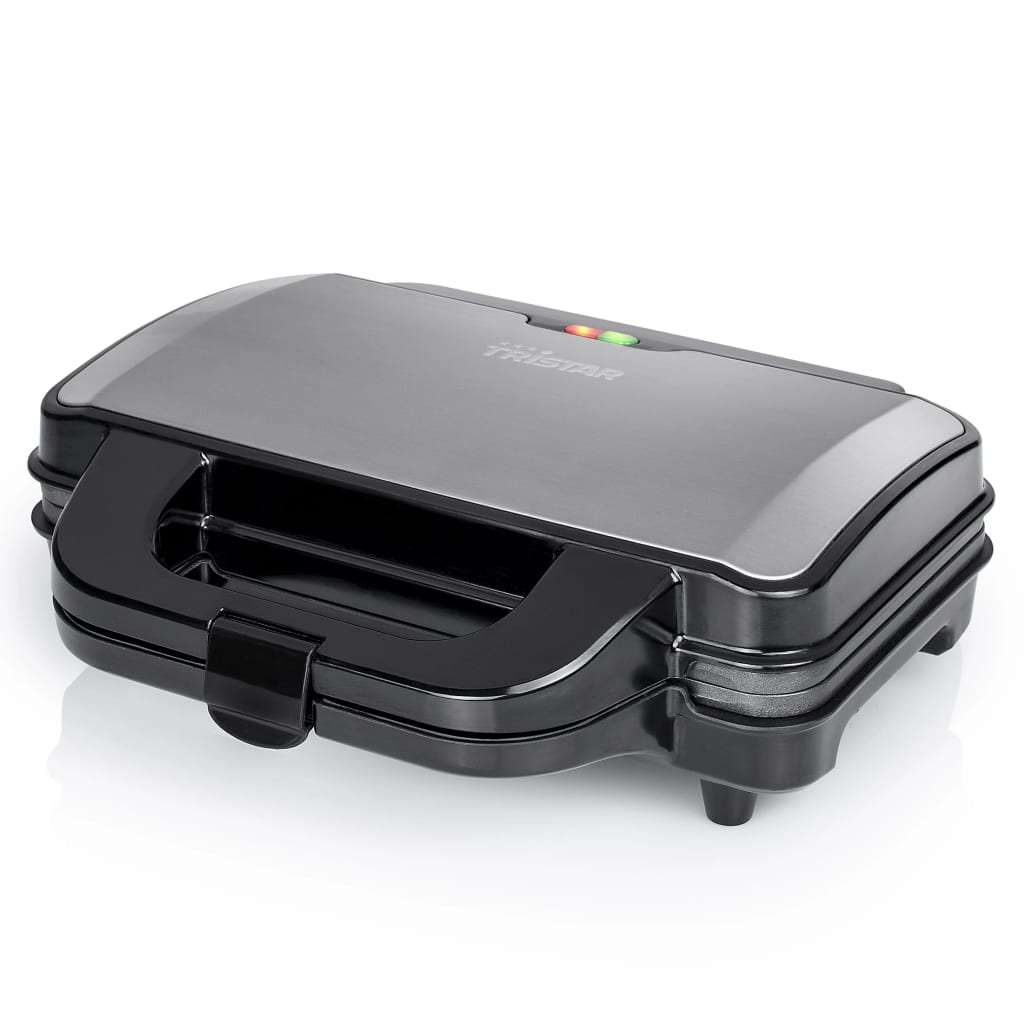 Tristar Tosti-Ijzer Sa-3060 900 W Zwart En Zilverkleurig