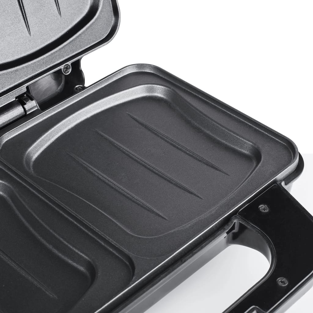 Tristar Tosti-Ijzer Sa-3060 900 W Zwart En Zilverkleurig