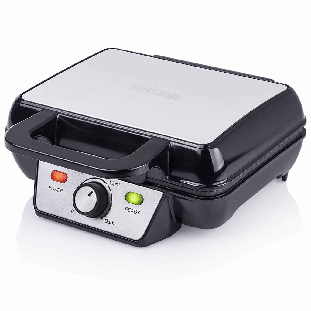 Tristar Wafelijzer Voor 2 Wafels Wf-2195 Zwart 1000 W