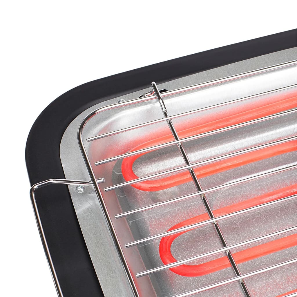 Tristar Elektrische Tafelbarbecue Bq-2813 38X22 Cm 2.000 W Zwart