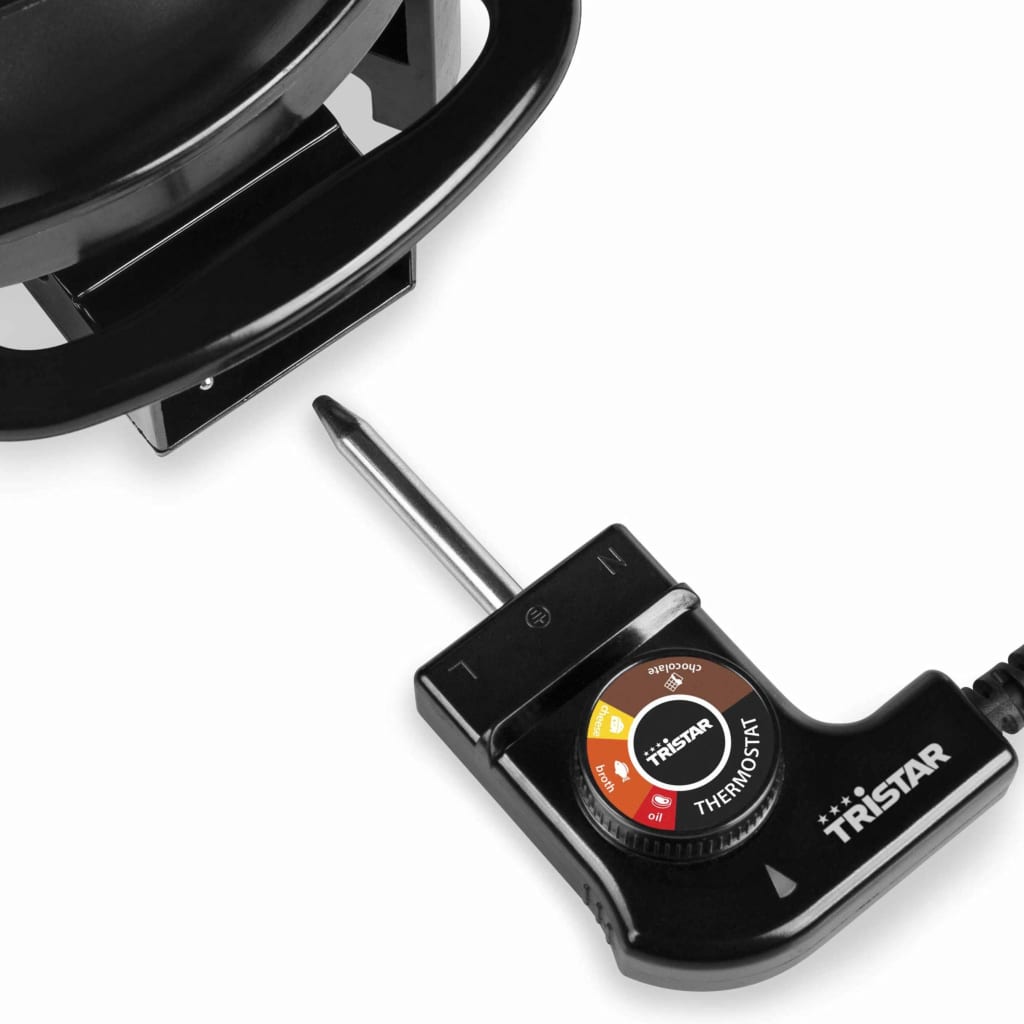 Tristar Fondueset 1000 W 1,5 L Matzwart