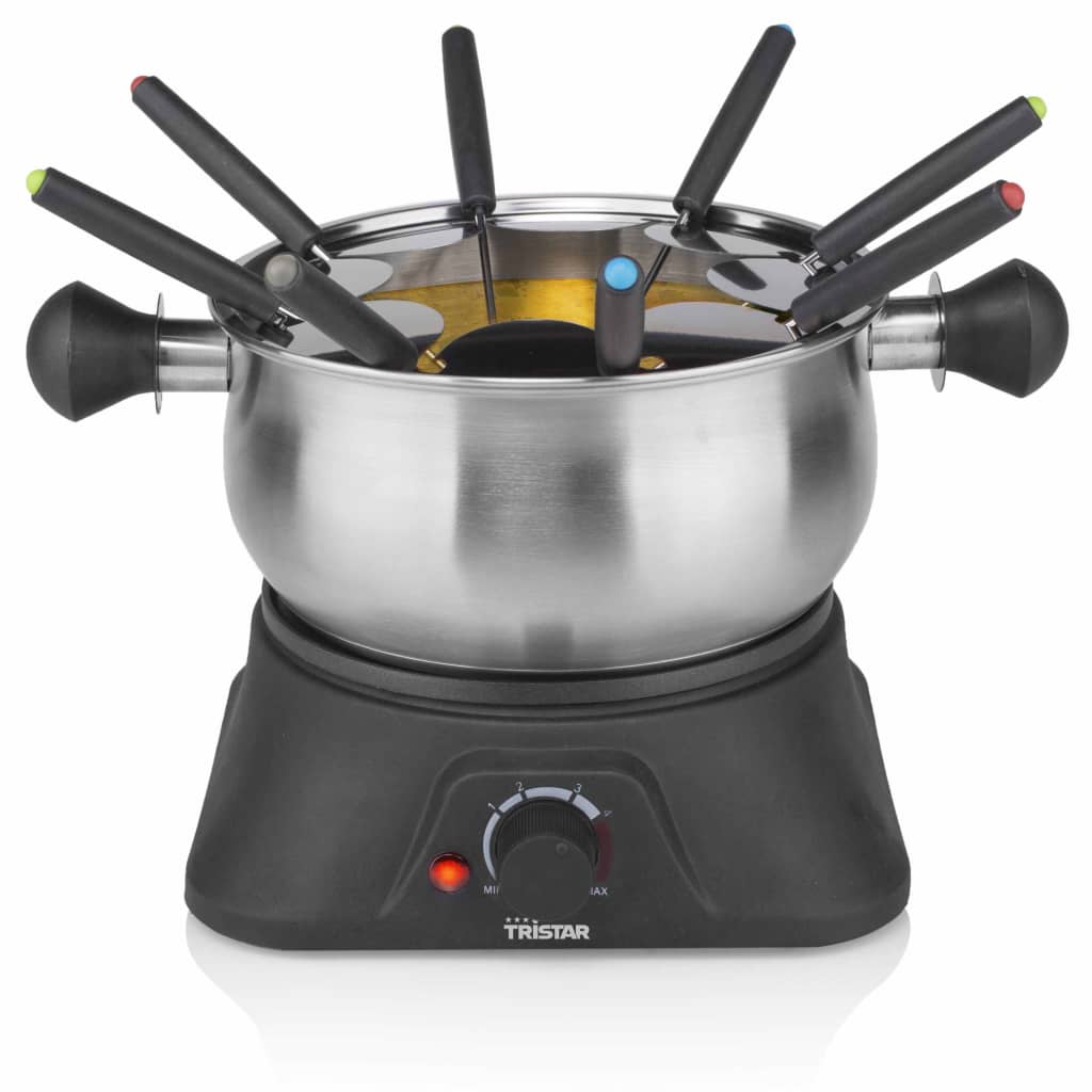 Tristar Familie Fondeuset 1400 W 1,3 L Roestvrij Staal Zilverkleurig