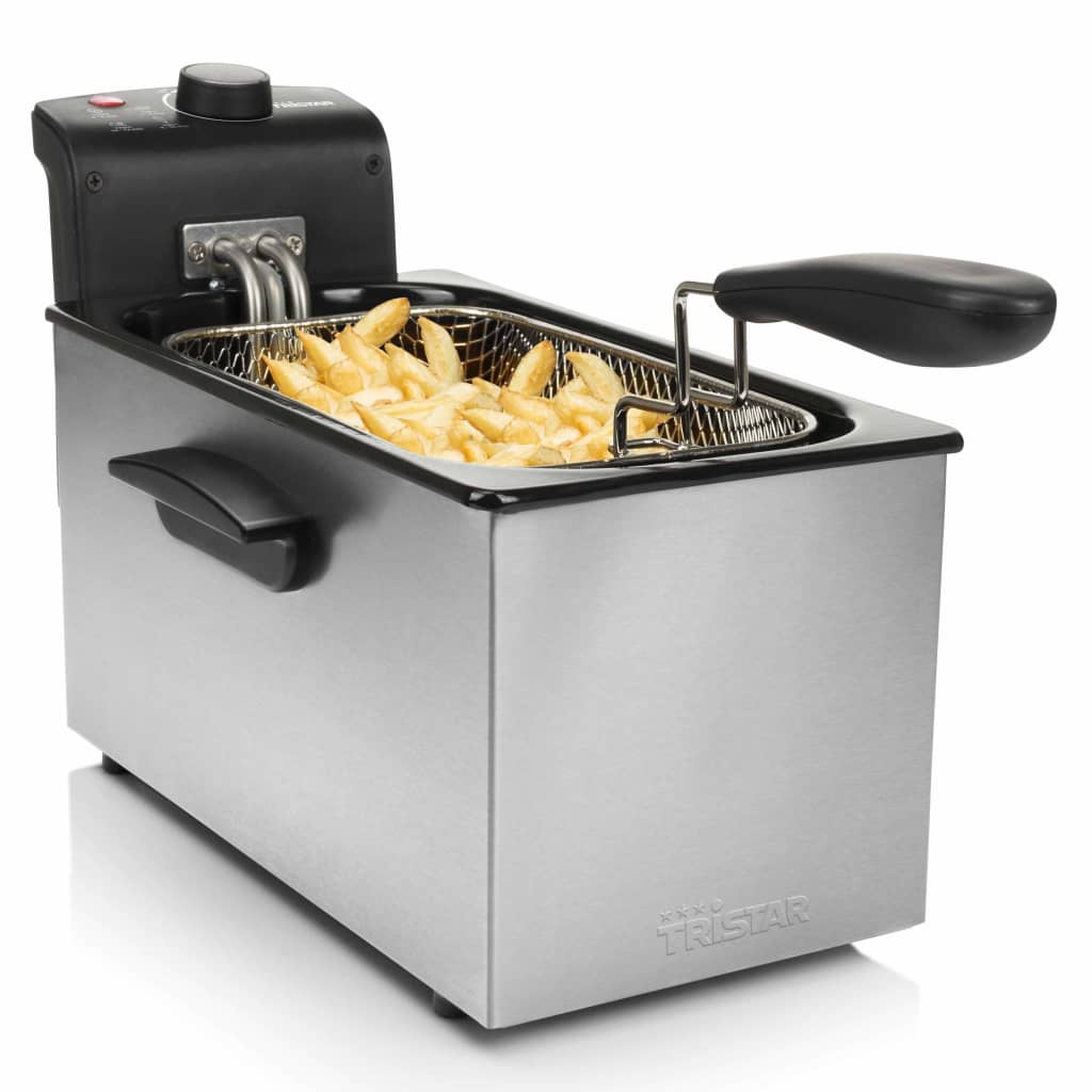 Tristar Friteuse 2000 W 3 L Roestvrij Staal Zilverkleurig