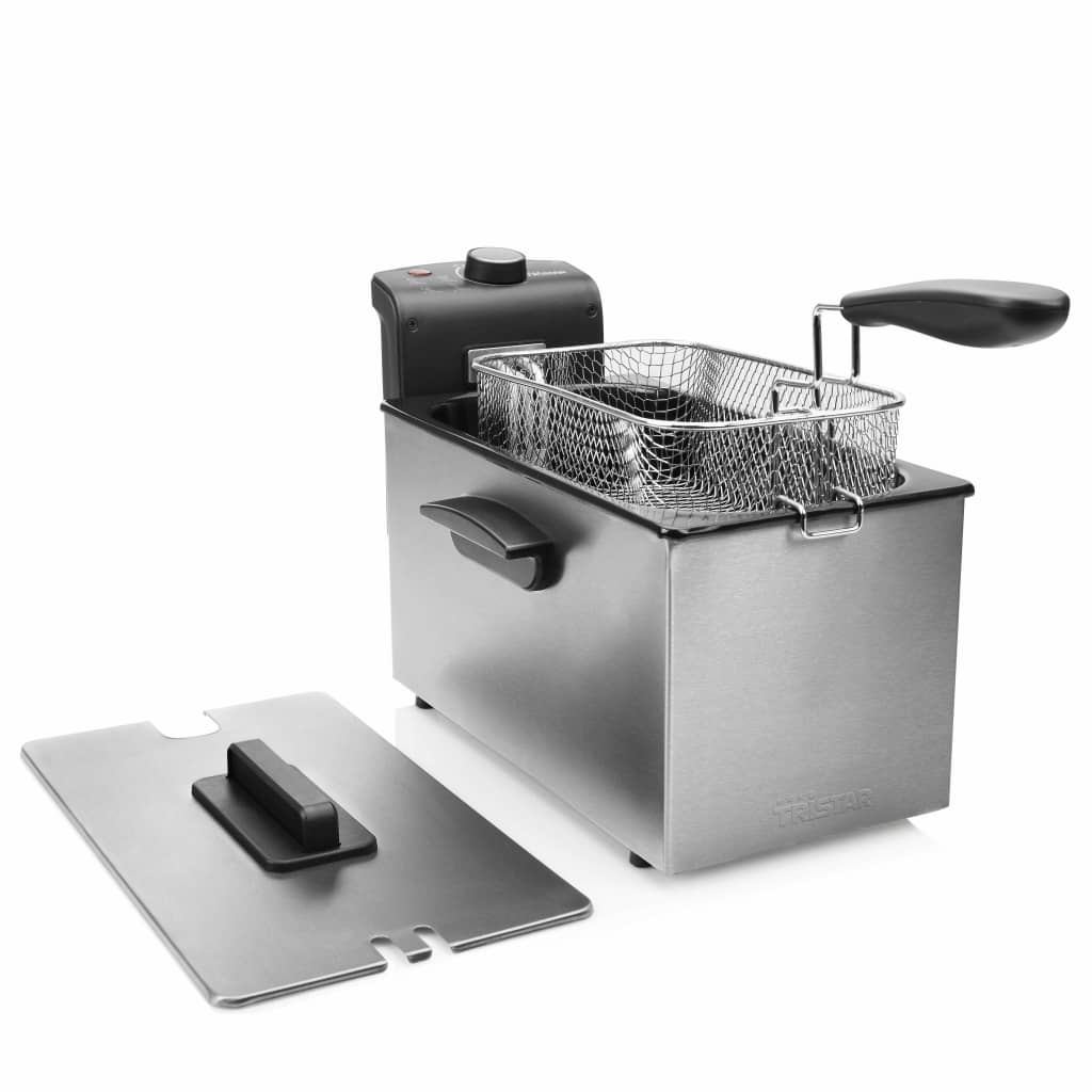 Tristar Friteuse 2000 W 3 L Roestvrij Staal Zilverkleurig