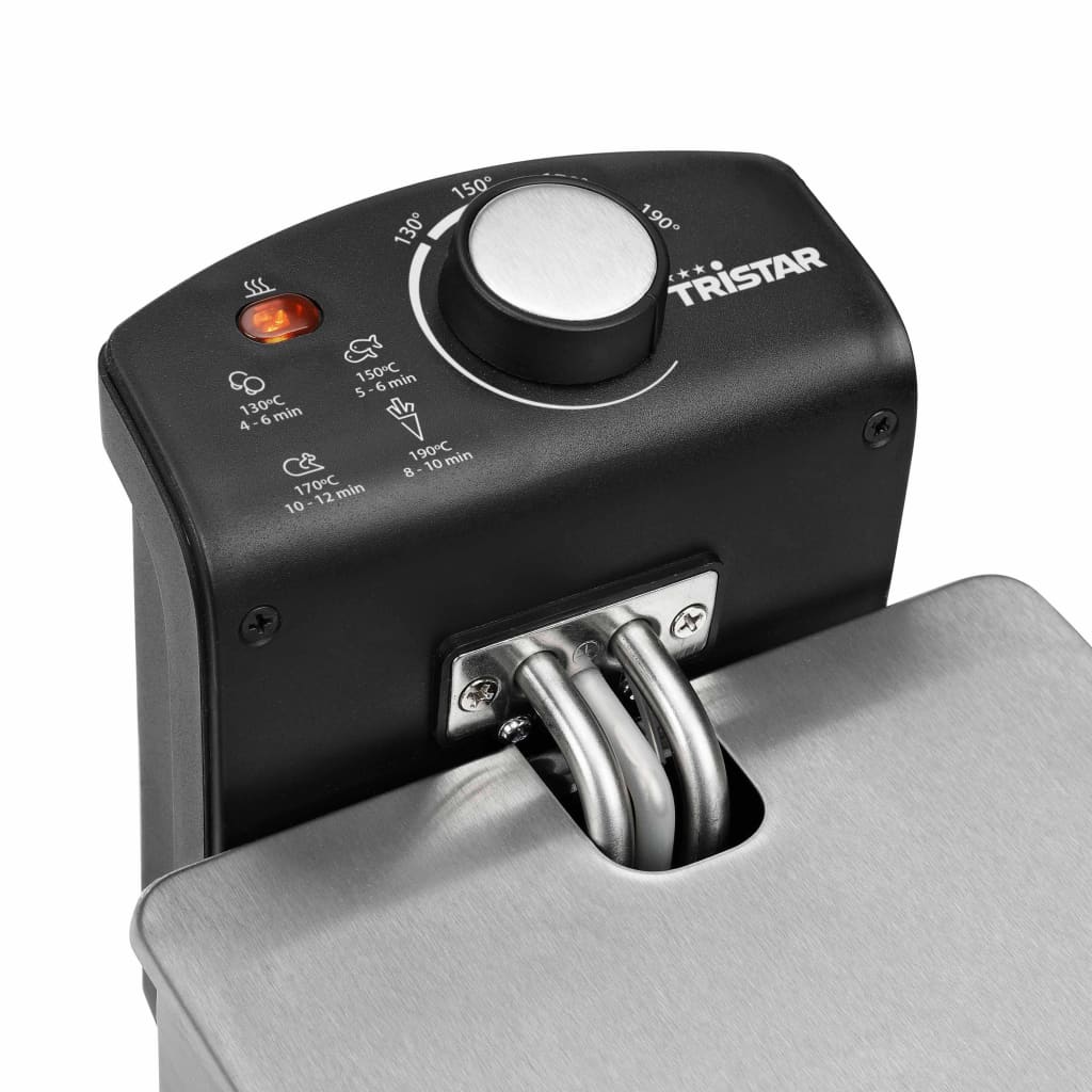 Tristar Friteuse 2000 W 3 L Roestvrij Staal Zilverkleurig
