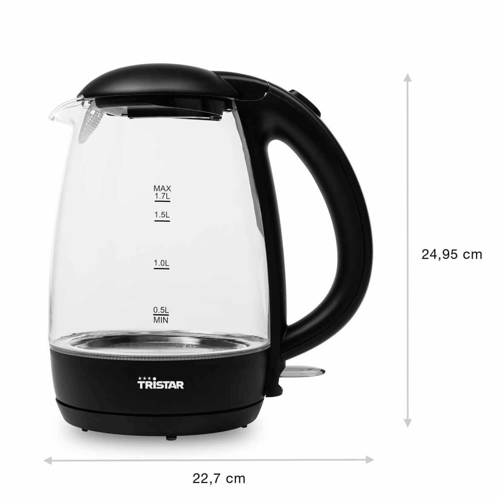Tristar Waterkoker 2200 W 1,7 L Glas