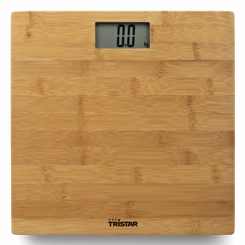 Tristar Personenweegschaal 180 Kg Bamboe