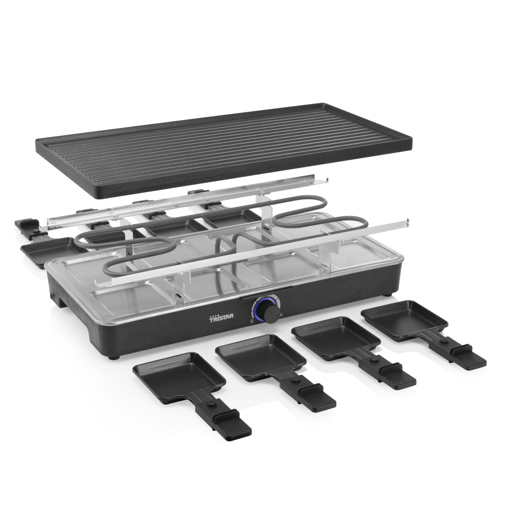 Tristar Ra-2724 8-Persoons Raclette Zwart