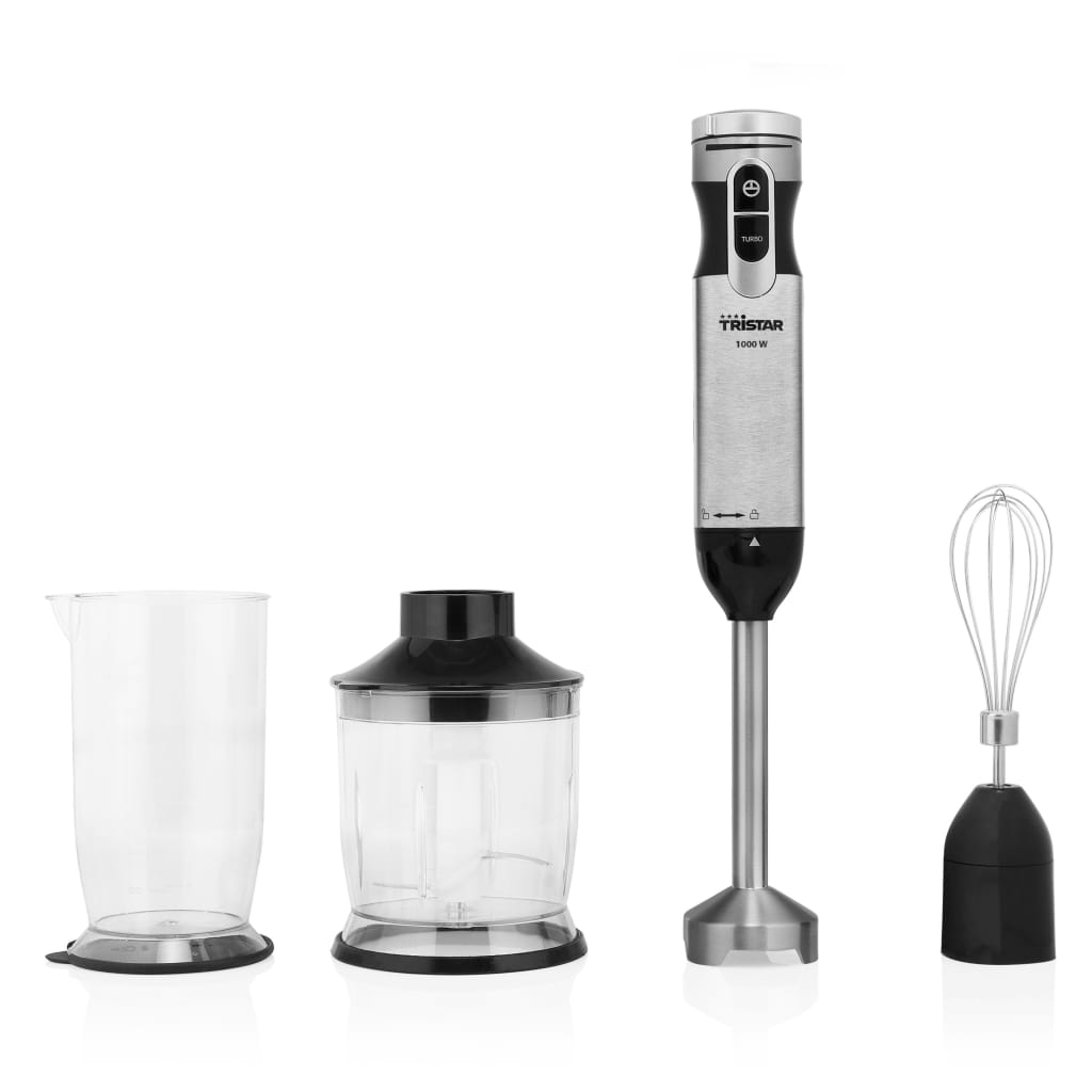 Tristar Staafmixerset Mx-4829 1000 W Zilverkleurig