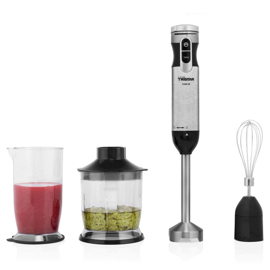 Tristar Staafmixerset Mx-4829 1000 W Zilverkleurig