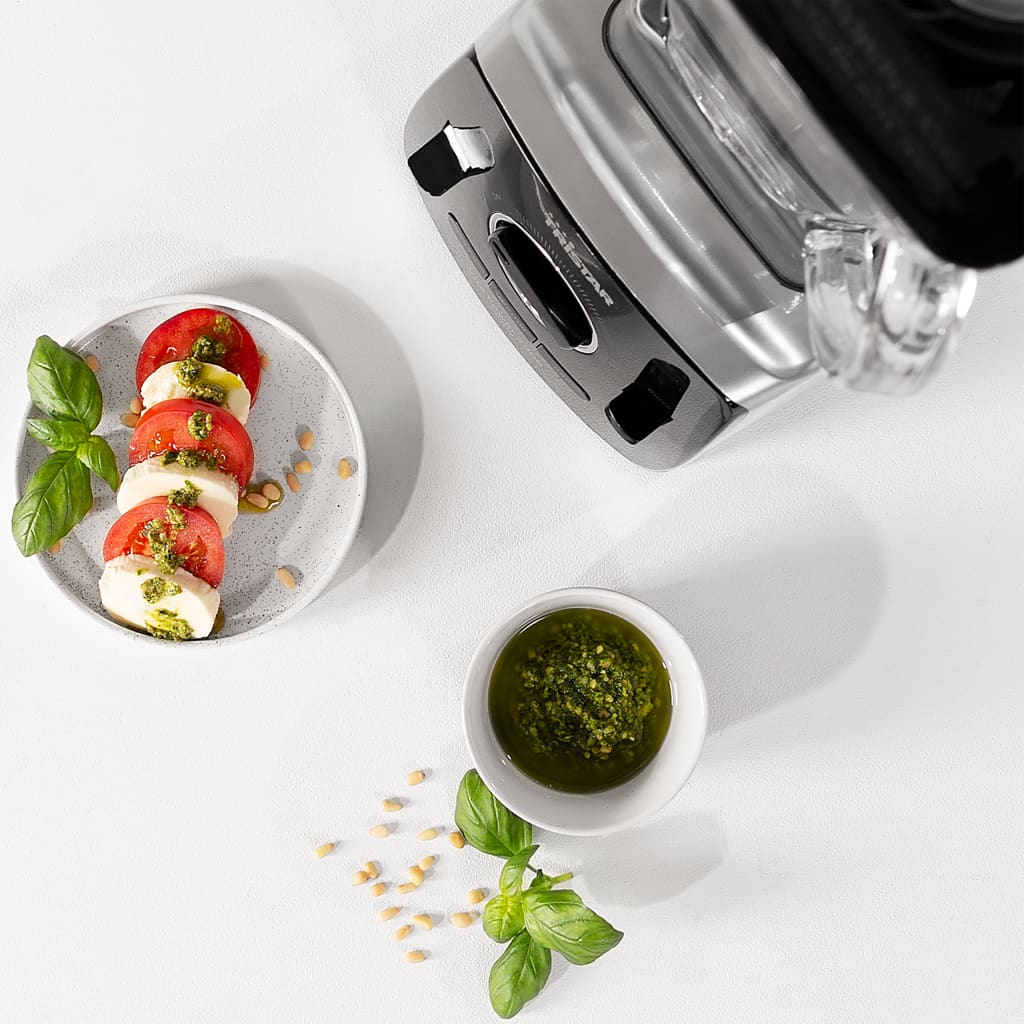 Tristar Blender Bl-4473 Vita Power 2000 W Zwart En Zilverkleurig