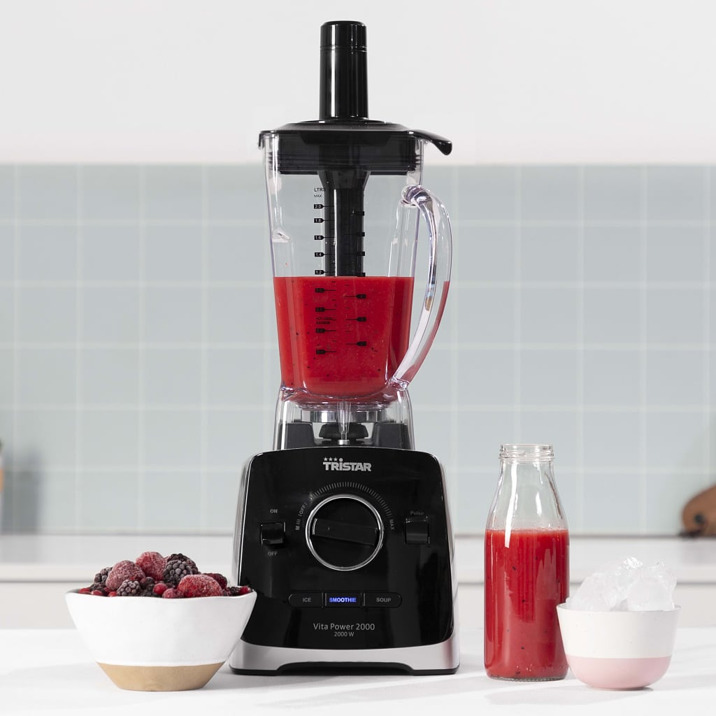 Tristar Blender Bl-4473 Vita Power 2000 W Zwart En Zilverkleurig