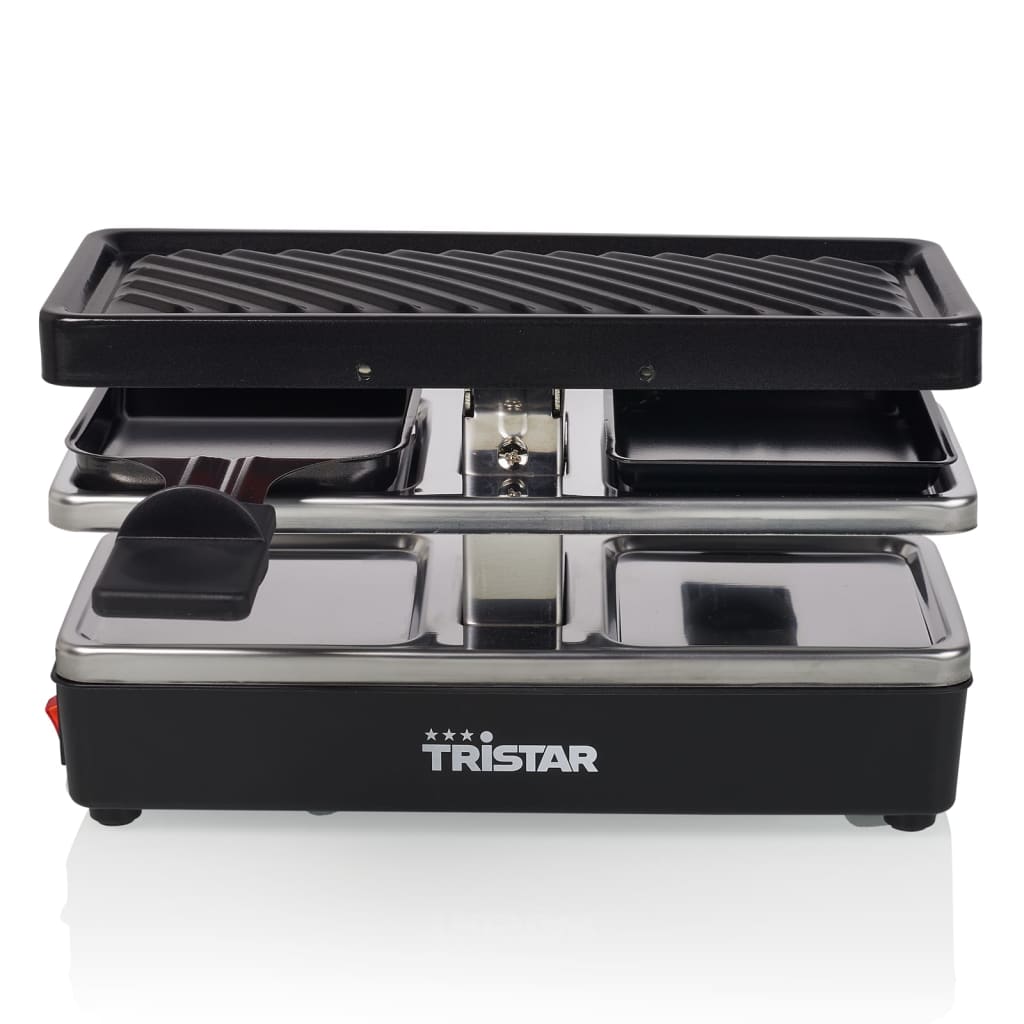 Tristar Gourmetstel Ra-2741 2-Persoons 400 W 23,8X10,4 Cm Zwart