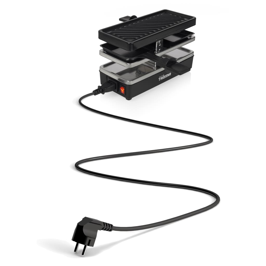 Tristar Gourmetstel Ra-2741 2-Persoons 400 W 23,8X10,4 Cm Zwart