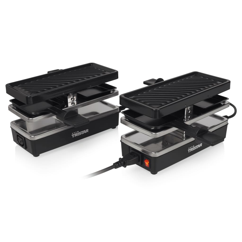 Tristar Gourmetstel Ra-2742 4-Persoons 800 W 23,8X10,4 Cm Zwart