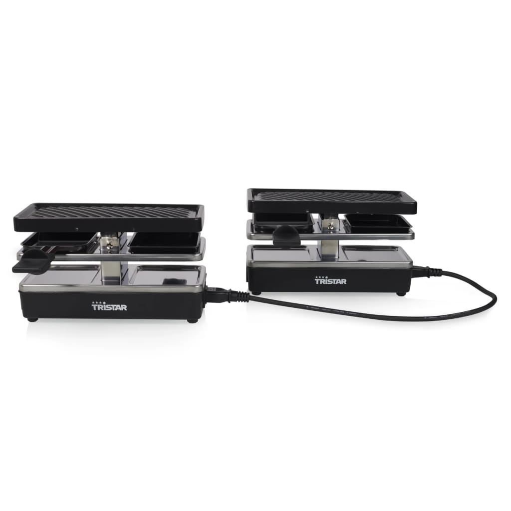 Tristar Gourmetstel Ra-2742 4-Persoons 800 W 23,8X10,4 Cm Zwart