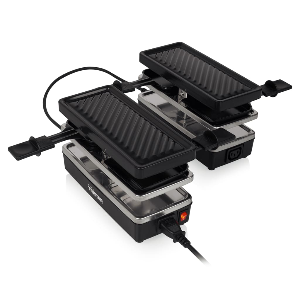 Tristar Gourmetstel Ra-2742 4-Persoons 800 W 23,8X10,4 Cm Zwart