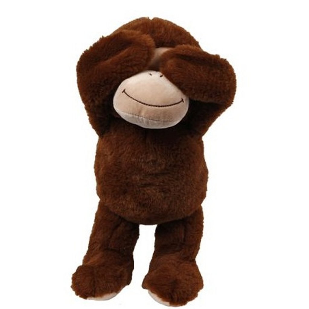 Basic Pluche Kiekeboe Aap Knuffel 33 Cm Met Beweegbare Armen