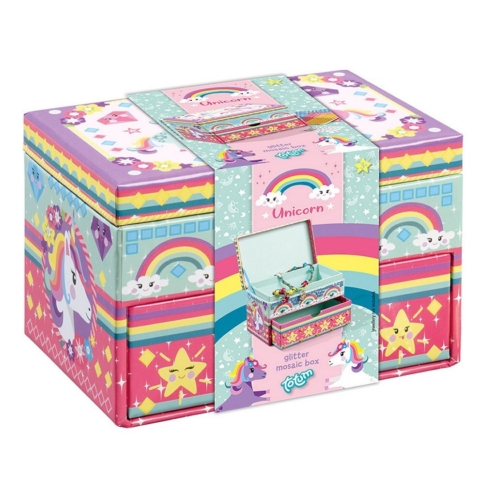 Totum Eenhoorn Glitter MozaÏEk Box
