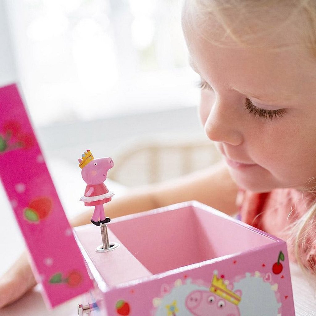 Peppa Pig Houten Juwelendoosje Met Muziek