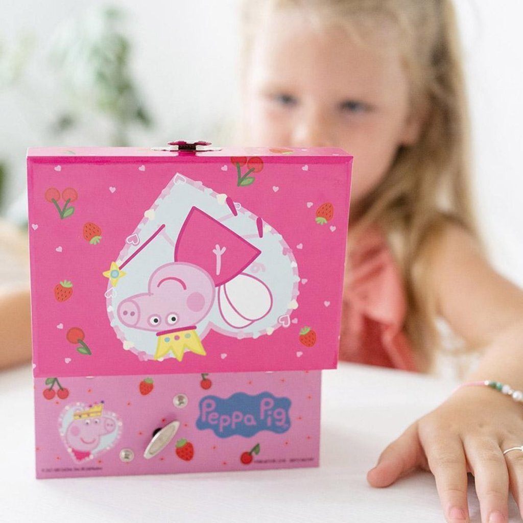 Peppa Pig Houten Juwelendoosje Met Muziek