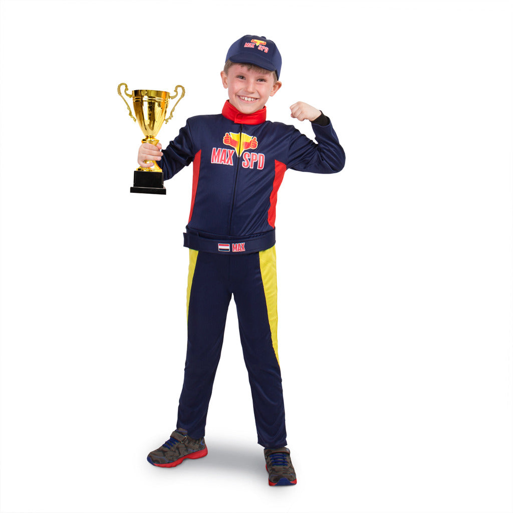 Folat Formule 1 Race Outfit Max Met Pet Maat 134-152