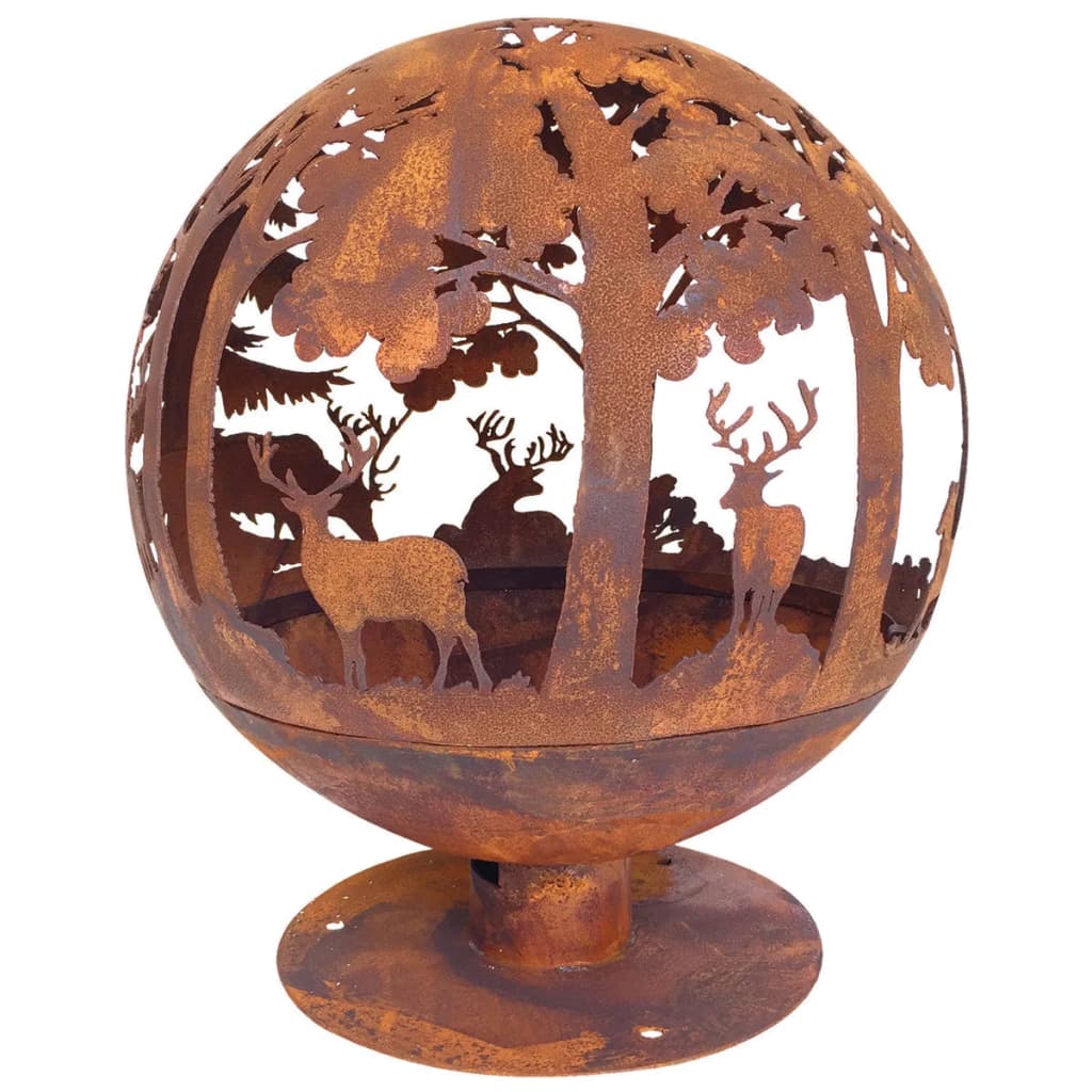 Esschert Design Vuurschaal Laser Gesneden 57,5 X 57,5 X 66 Cm Roest Ff261