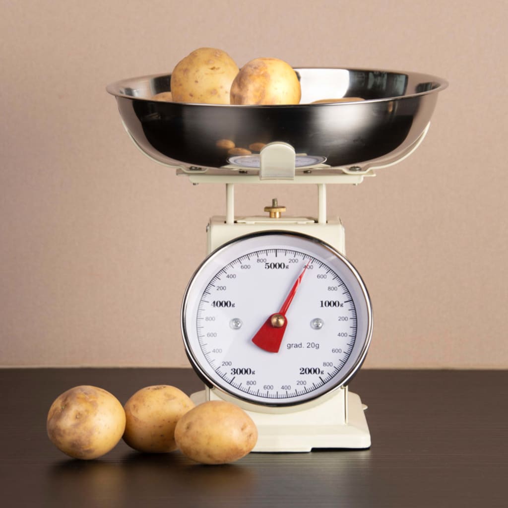 Esschert Design Weegschaal Vintage Crème