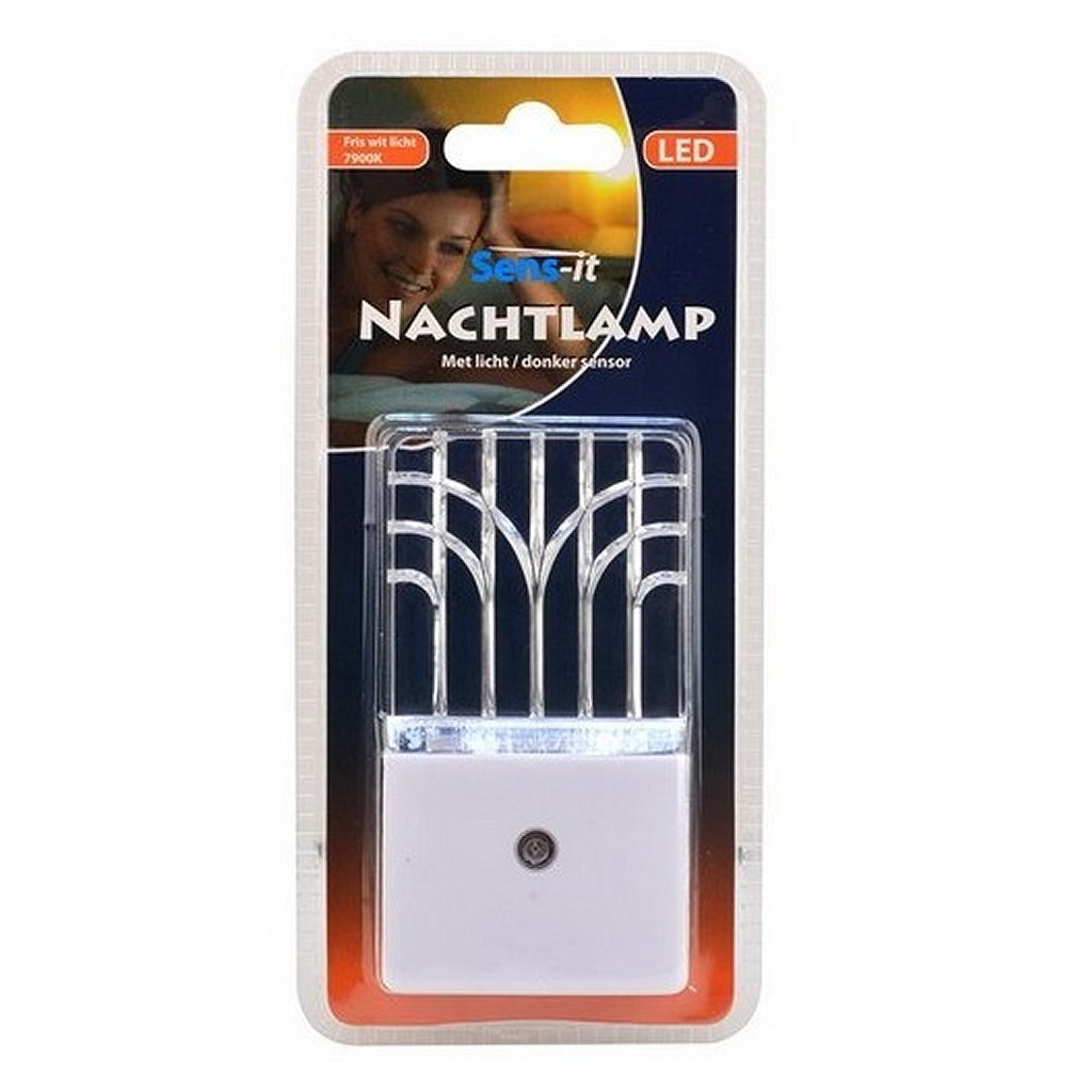 Basic Sens-It 58007 0,5W 7900K Led Nachtlampje Met Licht/Donker Sensor