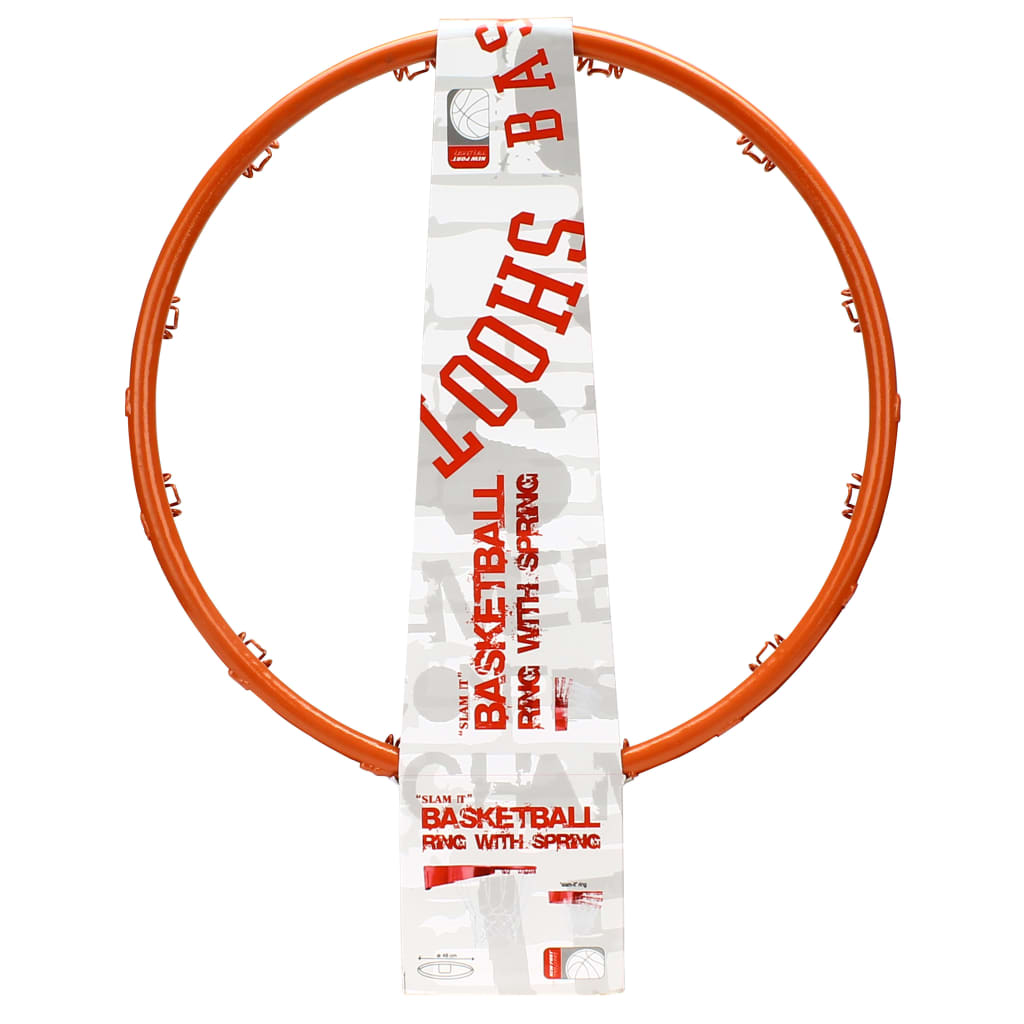 New Port Basketballring Slam Rim Pro Met Net