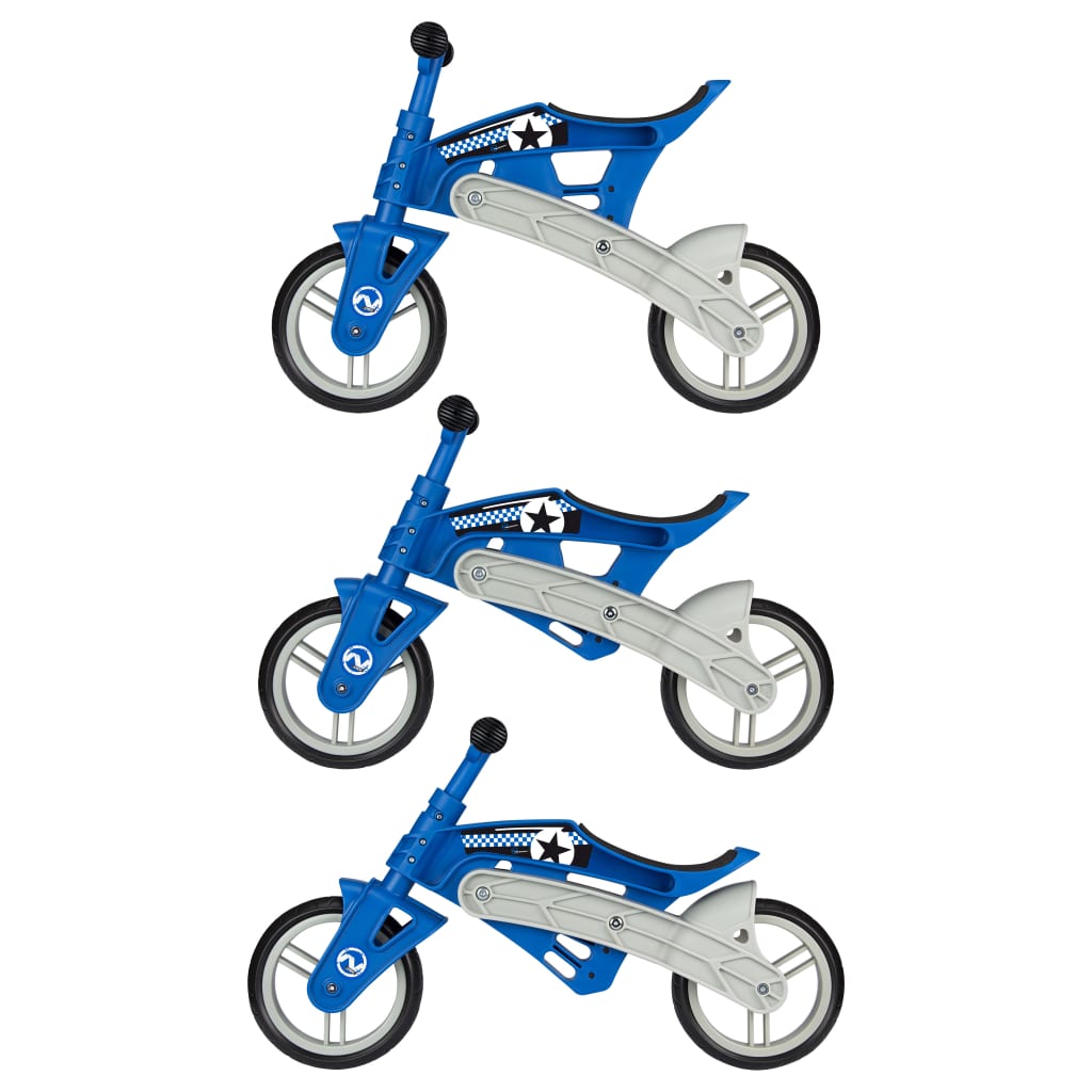 Nijdam Loopfiets Verstelbaar N Rider 10 Inch Junior Blauw