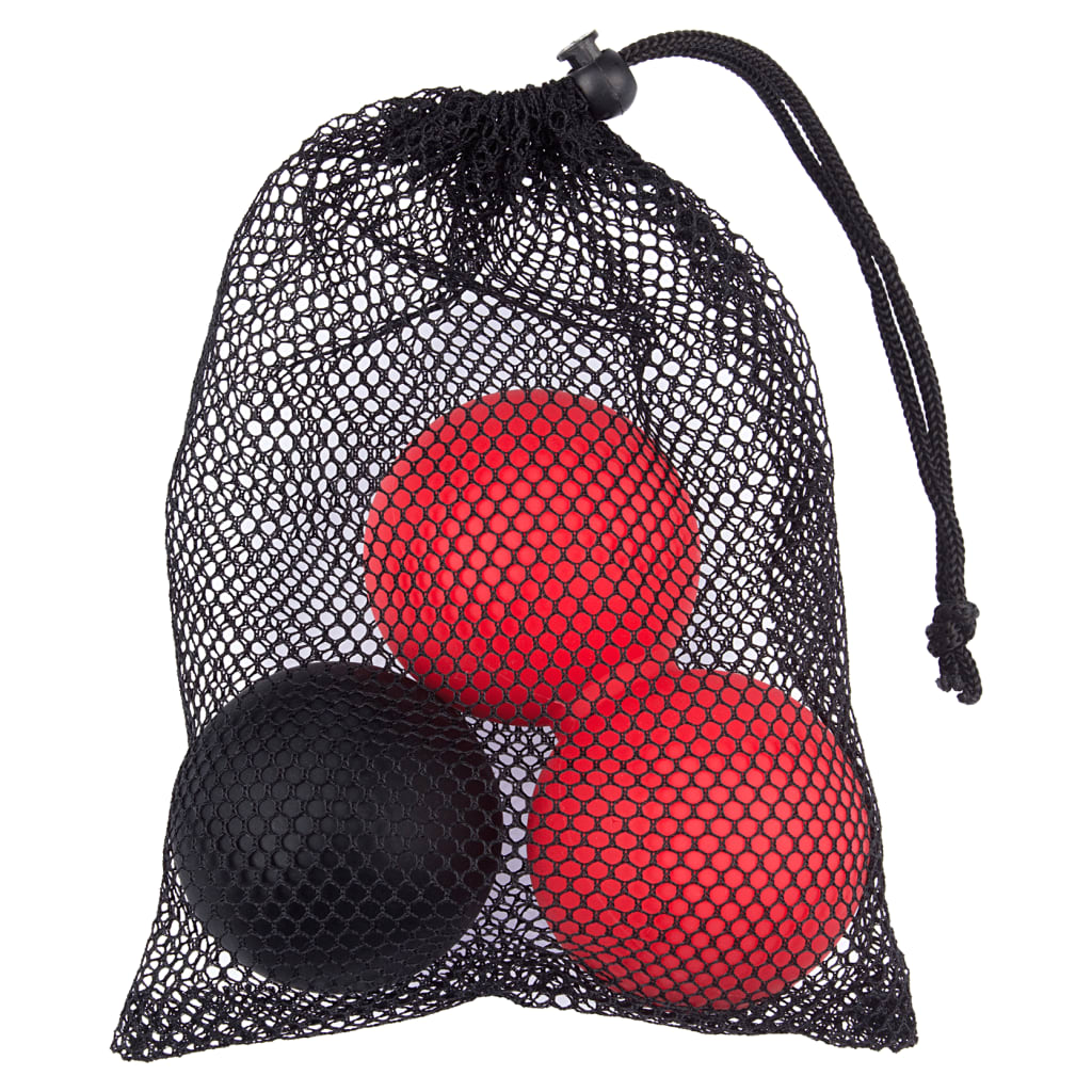 Avento Lacrosse-/Massageballenset Roze En Zwart