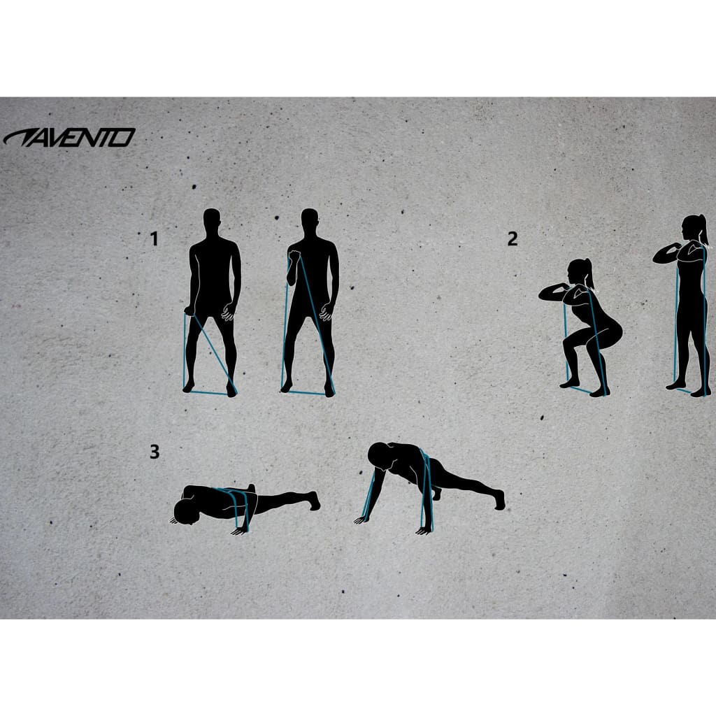 Avento Krachtband Medium Latex
