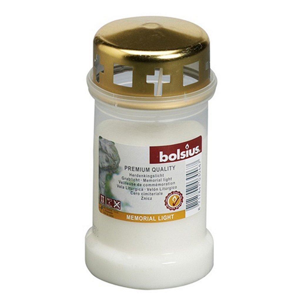 Bolsius Herdenkingslicht Det Deksel CrÈMe/Goud