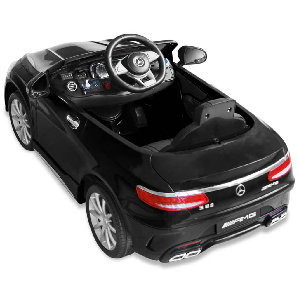 Elektrische Speelgoedauto Mercedes Benz Amg S63 12 V Zwart