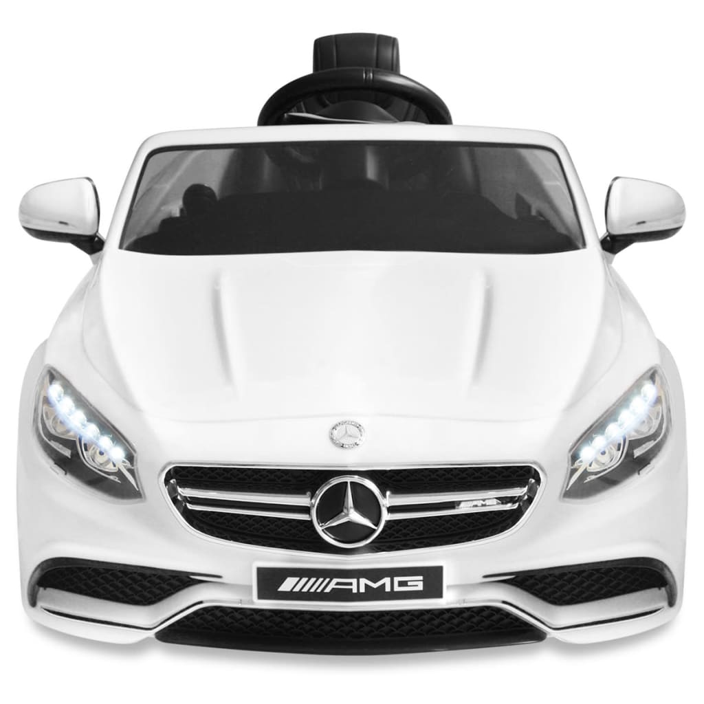 Elektrische Speelgoedauto Mercedes Benz Amg S63 12 V Wit