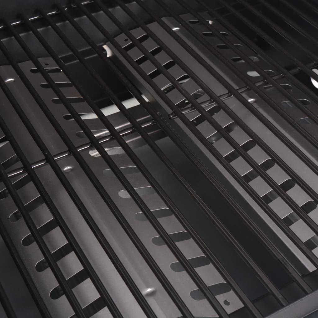 Gasbarbecue En Grill 2+1 Kookzone Zwart En Zilver
