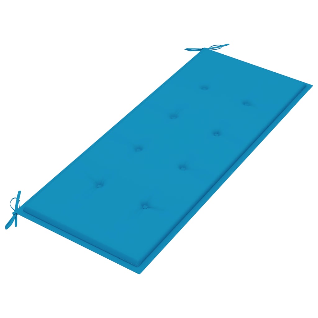 Tuinbankkussen 120X50X3 Cm Blauw