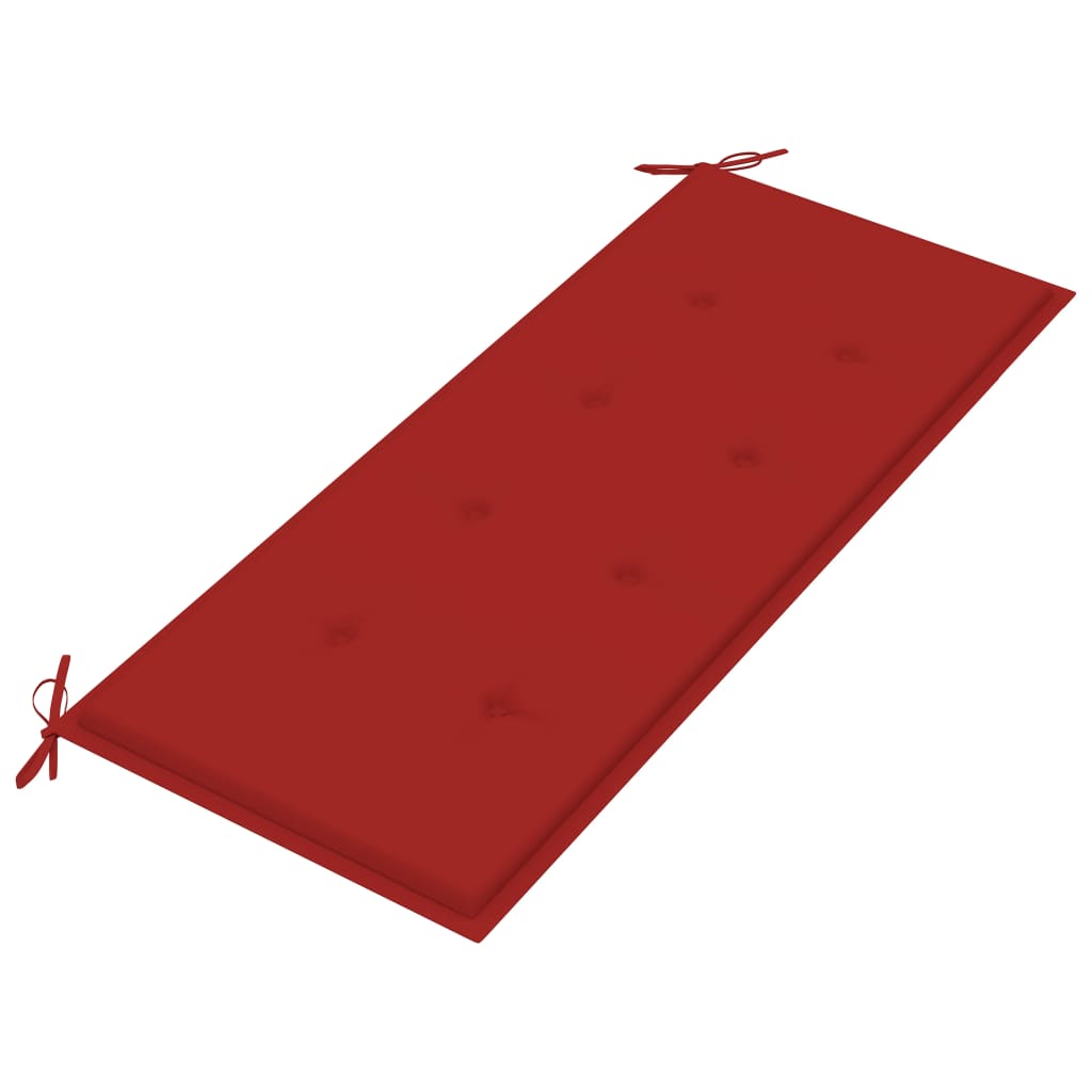 Tuinbankkussen 120X50X3 Cm Rood
